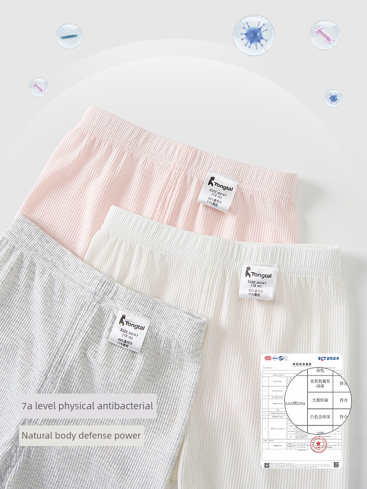 Tongtai Girls' Shorts Summer Modal Thin Baby Pants Girls' Casual Outdoor Leggings Children's Clothing