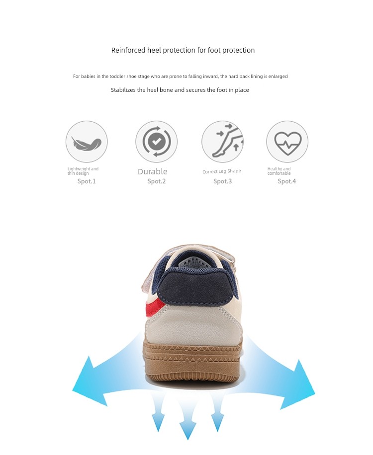 Abckids Boys' Shoes 2026 Autumn New Sneakers Children's Casual Sports Shoes German Training Shoes for Young Boys and Girls — 4