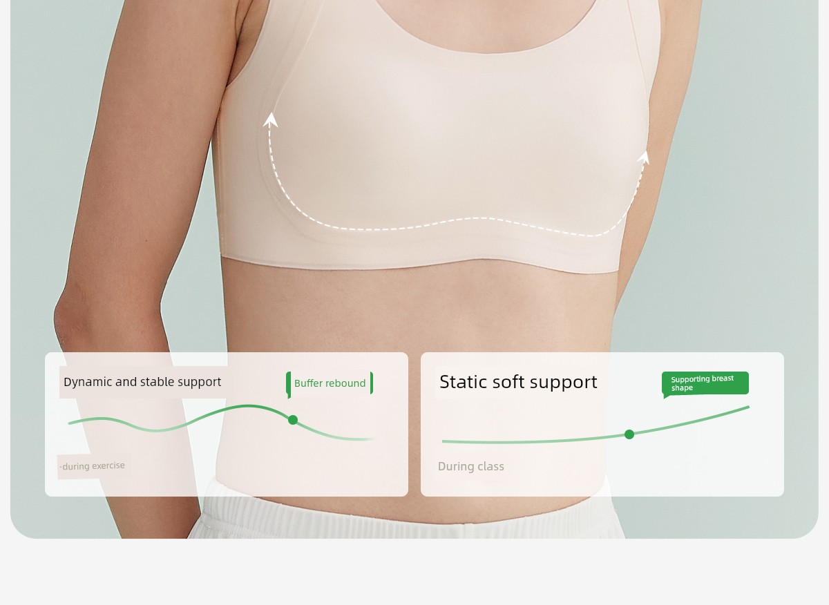 Coco Smart Girls' Bras for Junior High School Youth Development Period, Teenage High School Sports Bras — 7