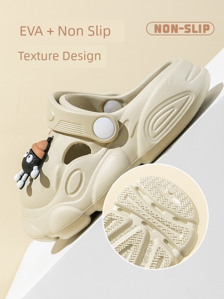 Children's Slippers Summer 2026 New Style Boys' and Girls' Baby Clogs Kids Indoor Non-Slip Parent-Child Sandals — 4