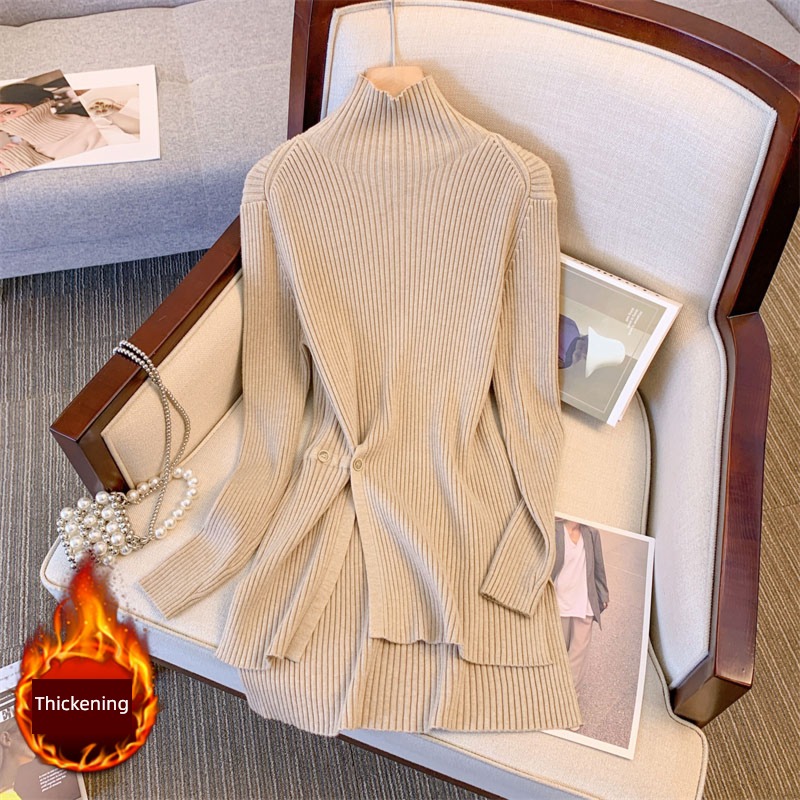 Big size Women's wear High collar Fat mm Show thin Self-cultivation Undershirt