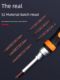 Ratchet magnetic dual-purpose screwdriver set, cross one-shaped double-head manual industrial-grade screwdriver, screwdriver