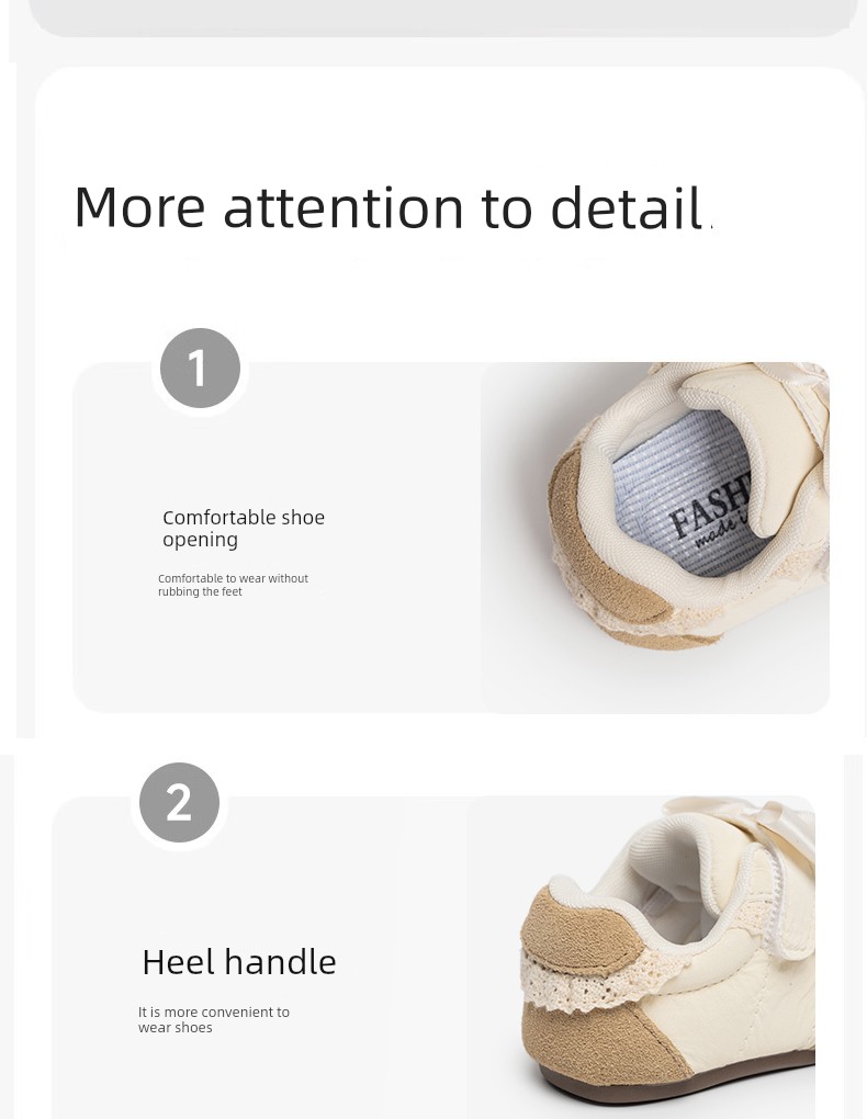 Harden Bear Baby Girl Princess Shoes Spring Soft-Soled Baby Toddler Shoes 2026 New Girls' Bow-Knot Single Shoes — 13