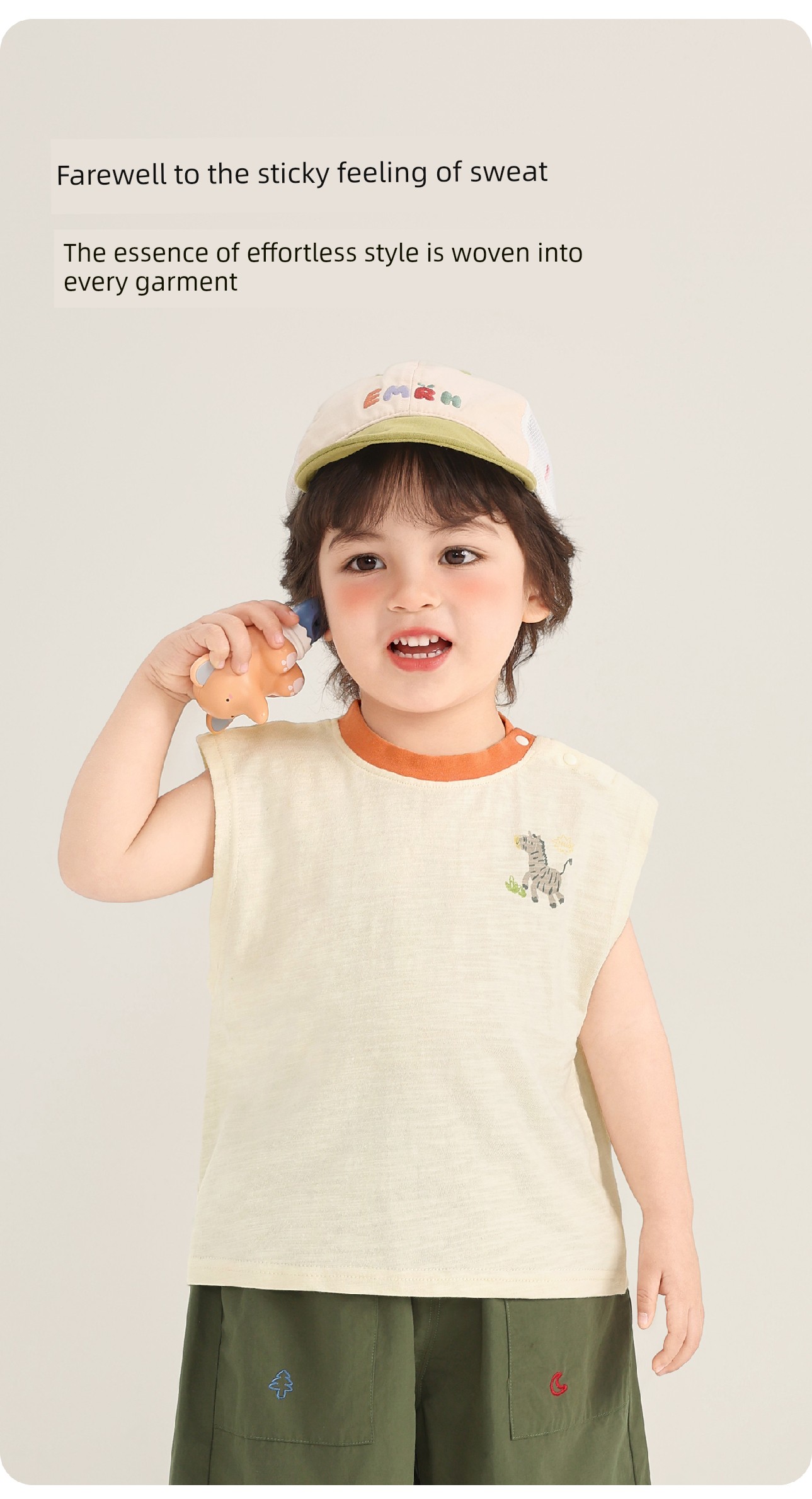 [Summer Vest Clearance] Baby Clothes Casual Vest Summer Sleeveless T-Shirt Boys Girls Baby Tops — 22