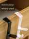 Long row of hooks behind the door bags and racks ins dormitory storage clothes hanger wall hanging rack hat storage tool