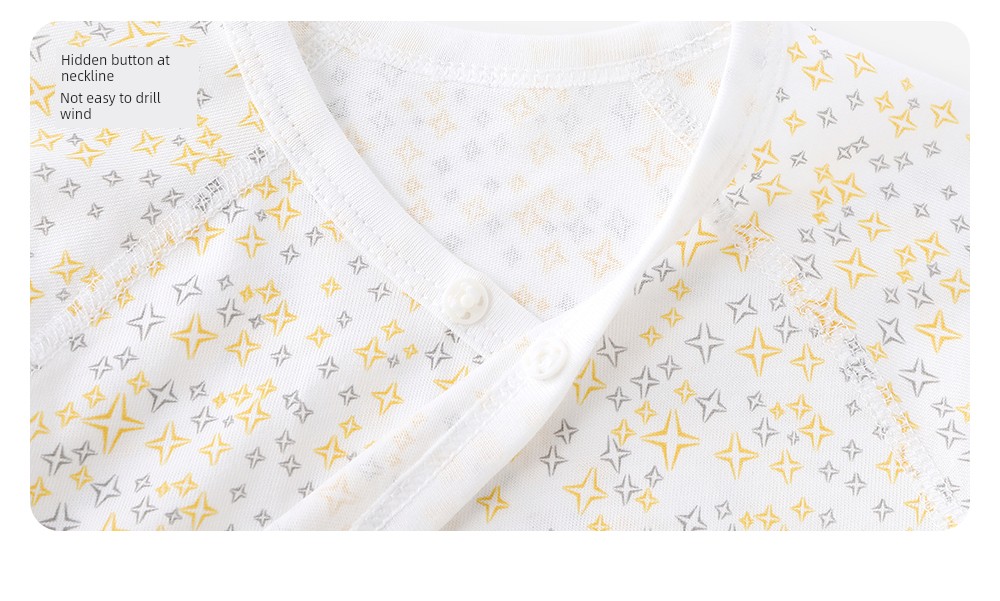 YEEHOO Infant Newborn Spring and Autumn Pure Cotton Jumpsuit — 21