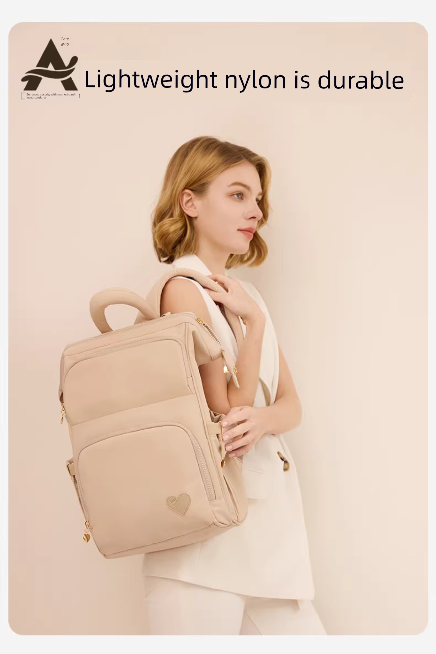Loveloc Mommy Bag, Lightweight Large-Capacity Backpack for Mothers and Babies When Going Out, Multifunctional Backpack, New Model — 4