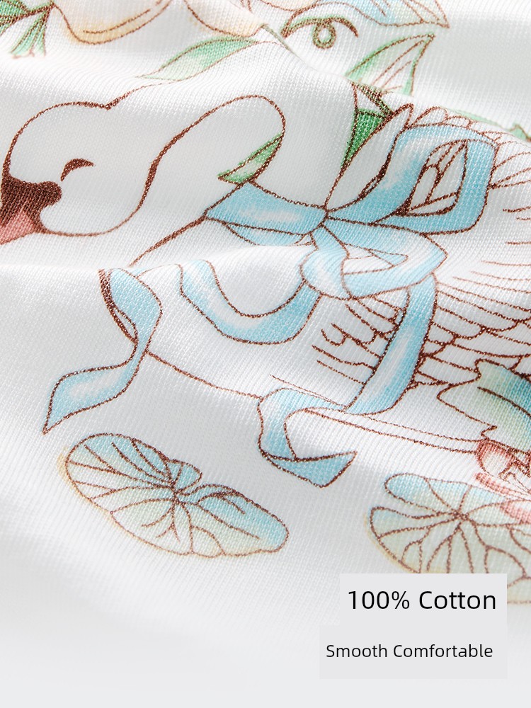 Beitais [Little Cool Skin] Baby Clothes Summer Thin Style Baby Romper Three-Quarter Sleeve Pajamas Pure Cotton Air Conditioning Suit — 4