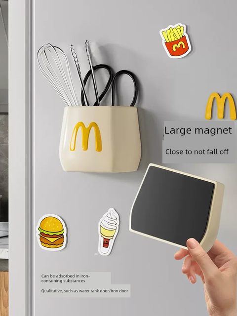The outer side of the refrigerator storage rack is wall-mounted kitchen entrance door and the entrance multi-functional wheat door chips magnetic absorption box