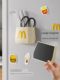 The outer side of the refrigerator storage rack is wall-mounted kitchen entrance door and the entrance multi-functional wheat door chips magnetic absorption box