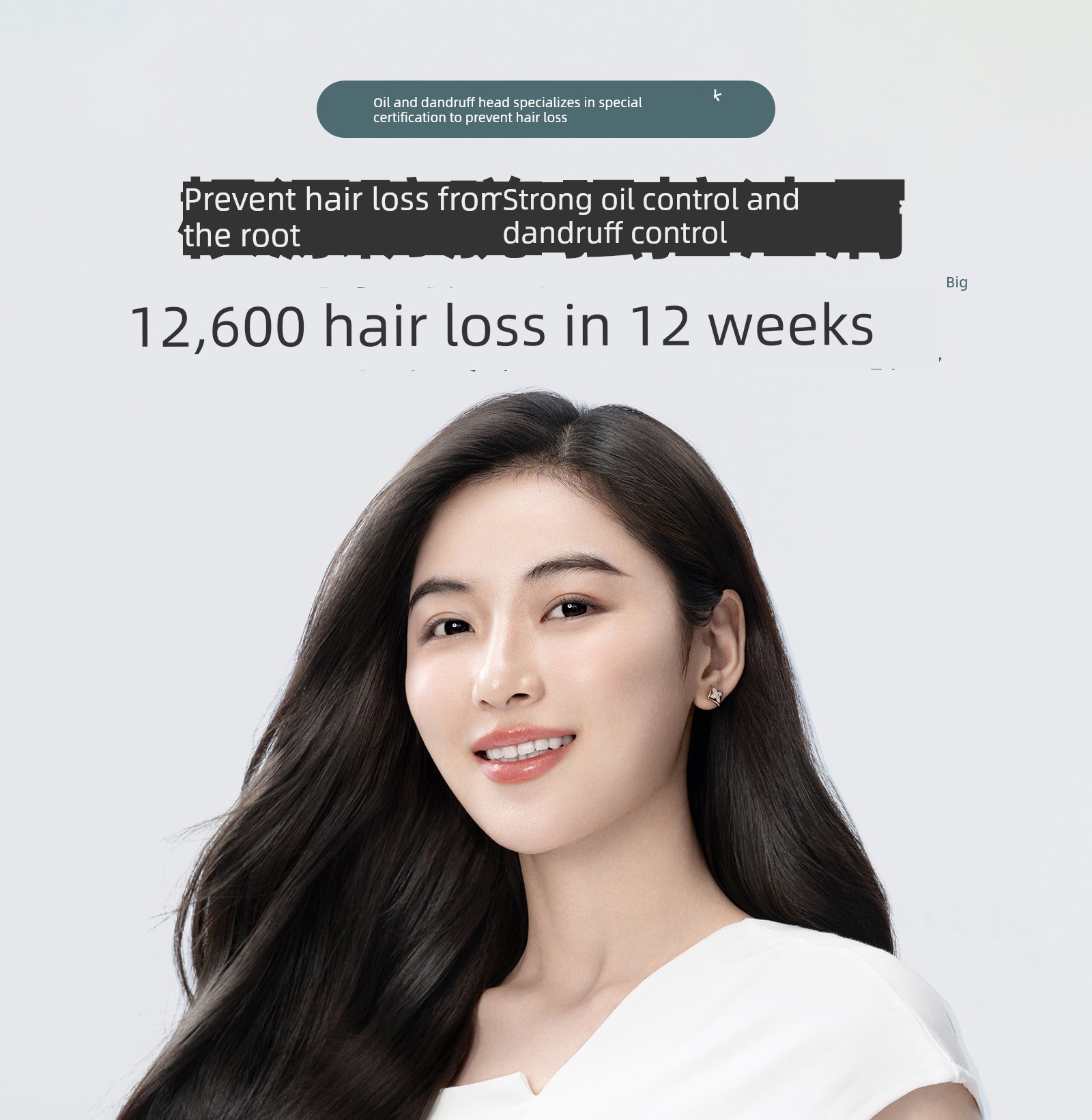 Kangaroo Mom Anti-Hair Loss Shampoo Oil Control Anti-Dandruff Specialized Ginger Hair Nourishing and Strengthening Shampoo Genuine Flagship Store — 3