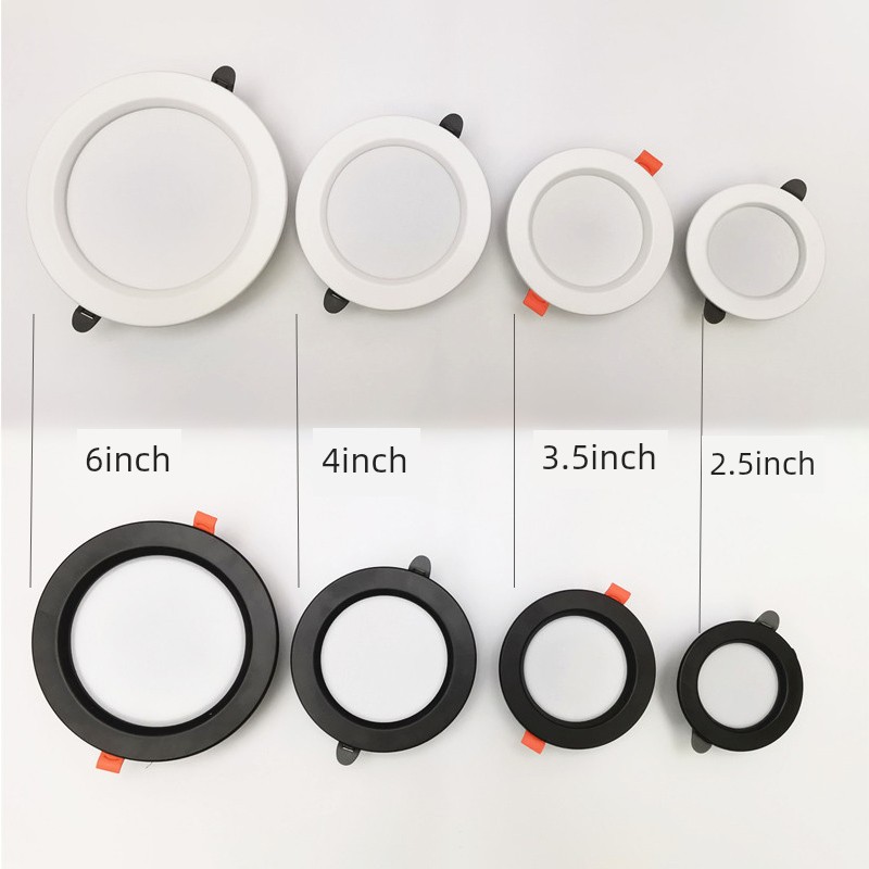 LED Downlight 3 5-Inch 4-Inch 6-Inch 9w12w18W Hole 15cm 12cm Embedded Bright Hole Lamp
