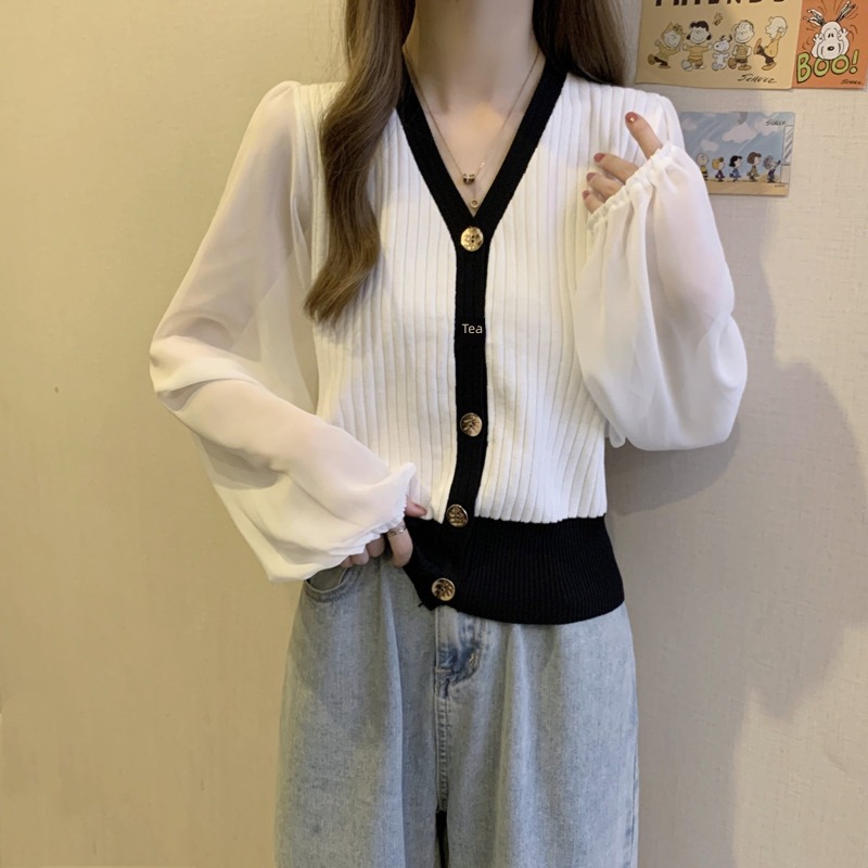 Big size Women's wear Fat mm easy Show thin unique Cardigan