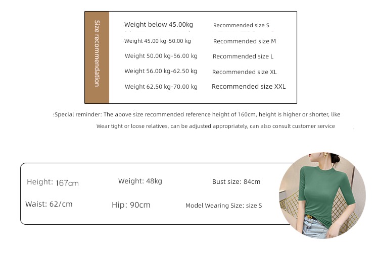 modal  T-shirt Thin money three quarter sleeve jacket Undershirt