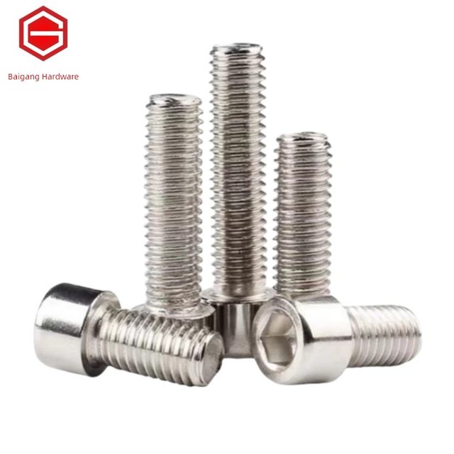 201 stainless steel hexagon screw GB70 cylindrical head bolt cup head screw M5M6M8M10M12