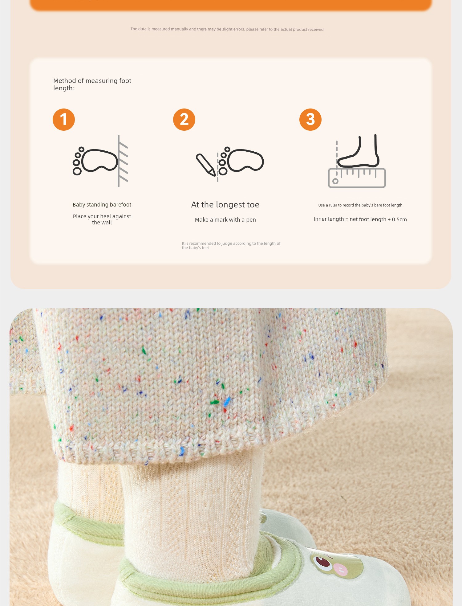 Baby Floor Shoes, Baby Socks, Autumn and Winter Toddler Non-Slip, Cold-Proof, Soft-Soled Indoor Socks for Boys and Girls — 11