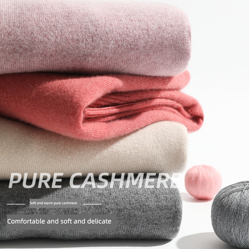 hyz  Half high collar Autumn and winter ma'am Cashmere sweater