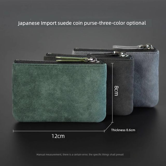 Japanese imported printless MUJ fur coin wallet men's large-capacity certificate bag storage card bag storage bag new year