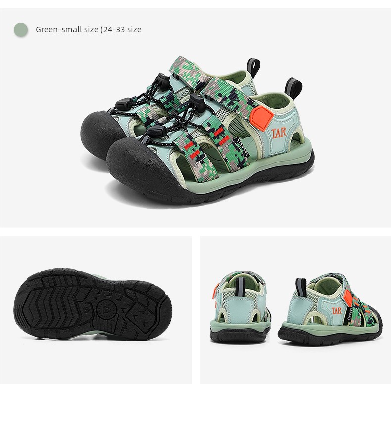 Tyrannis New Summer Sandals for Children, Outdoor Sports Shoes for Boys, Breathable Non-Slip Shoes for Girls, Water Shoes for Girls — 21