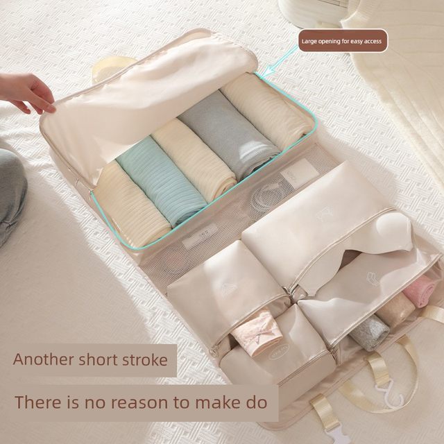 Luggage classification storage bag 7-in-1 multi-function foldable underwear underwear business travel portable storage bag