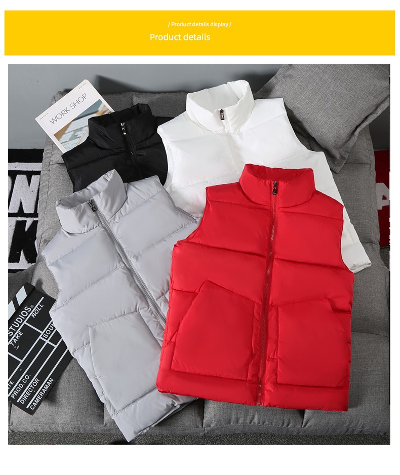 lovers Big size trend thickening Plush keep warm Vest