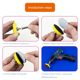 Qiniu 2-inch 50mm flocking sandpaper sheet metal wood stone grinding polished pneumatic electric grinding self-adhesive disc grinding head