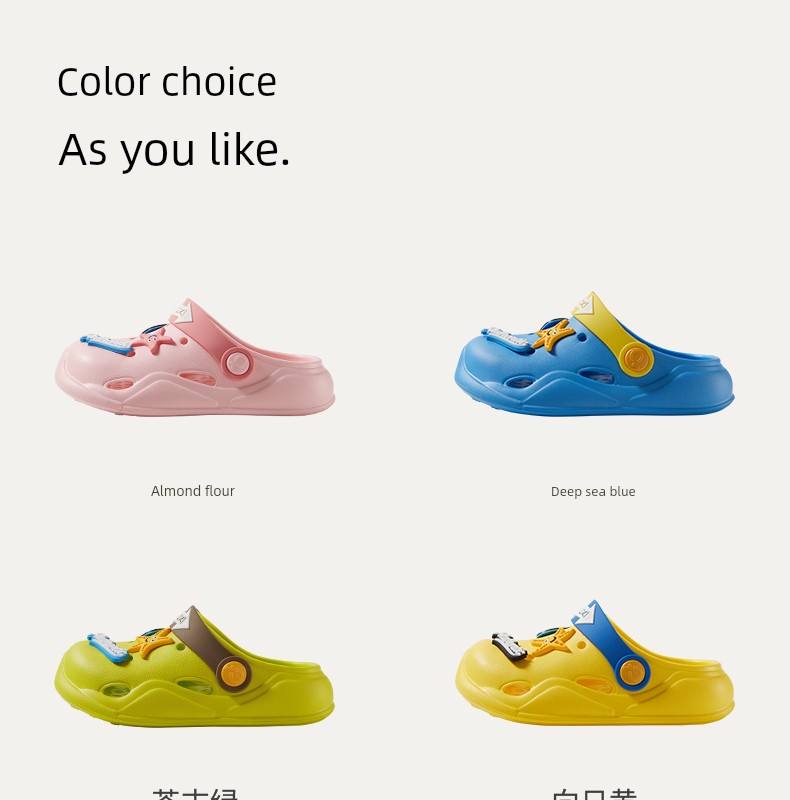 Puxi Finding Nemo Croc Shoes Children's Summer Cute Non-Slip Closed-Toe Slippers Boys Girls Beach Sandals — 21