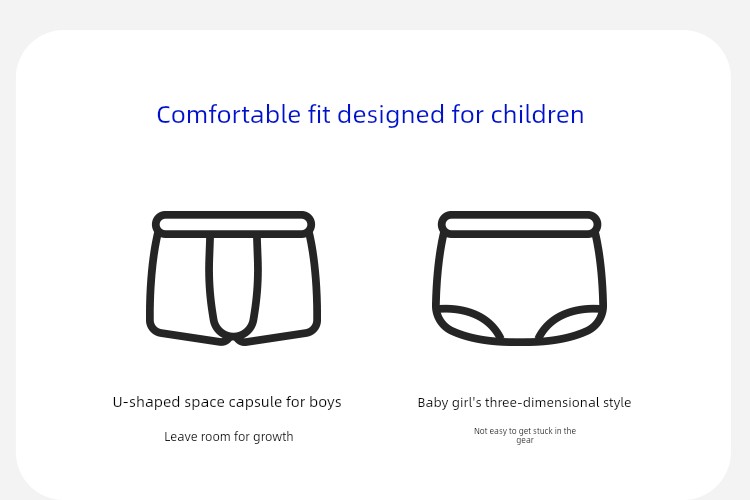 Mini Balabala Boys' Pure Cotton Pp Underwear — 10