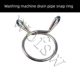 Stainless steel spring washing machine drain pipe clamp clip clip clip clip clip throat throat clamp wire clamp clamp clip clip clip clip wire clamp clamp clamp clamp clamp clamp wire clamp clamp clamp clamp clamp clamp clamp clamp