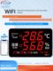 Wireless wifi temperature and humidity recorder remote mobile phone real-time monitoring of factory computer room temperature and humidity alarm sensor