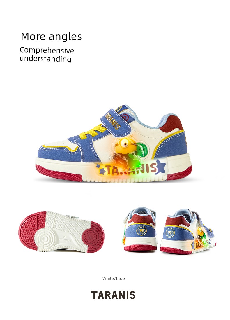 Tyrannis Genuine Minions Collaboration Shoes, New Autumn Model Children's Sneakers, Boys' Flashing Shoes, Girls' Light-Up Shoes — 17
