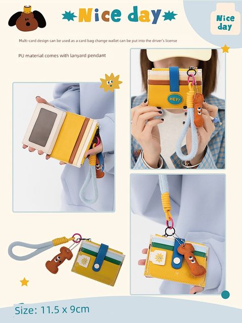 Ruosu Liangpin 2025 new model with ID card change and small storage bag for travel commuting light and portable