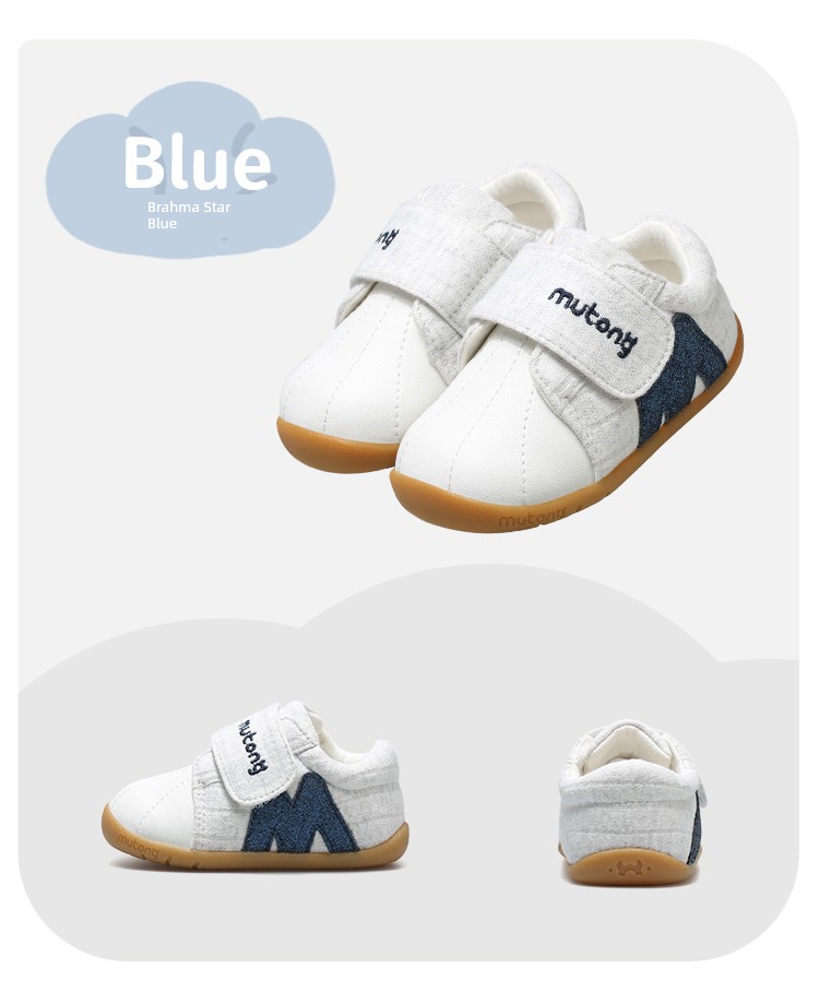 Muttong Baby Thin-Soled Pre-Walking Shoes 2026 Spring and Autumn New Model for 6-18 Months Baby Girls and Boys Soft-Soled Walking Shoes — 40