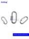 304 stainless steel quick connection ring connection ring chain fastener accessories 8-character universal rotation ring universal ring Meilong lock