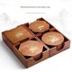 Solid wood heat insulation pad mahogany anti-scalding heat-resistant bowl pad rosewood creative home kitchen dining table dish casserole pad
