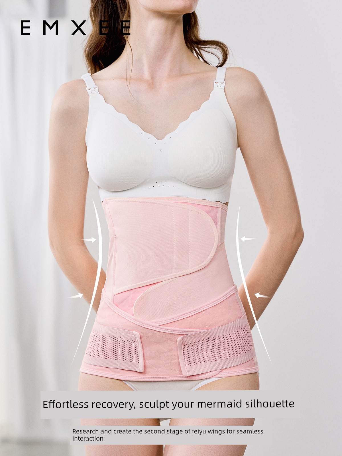 Manxi Abdominal Binder for Postpartum Body Shaping and Recovery, Waist Binder for Postpartum Women, Natural Birth and Caesarean Section Silk Binder — 3
