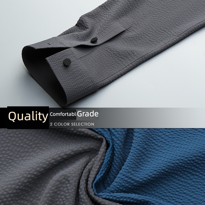 Spring and Autumn Four side bullet leisure time man Long sleeve shirt