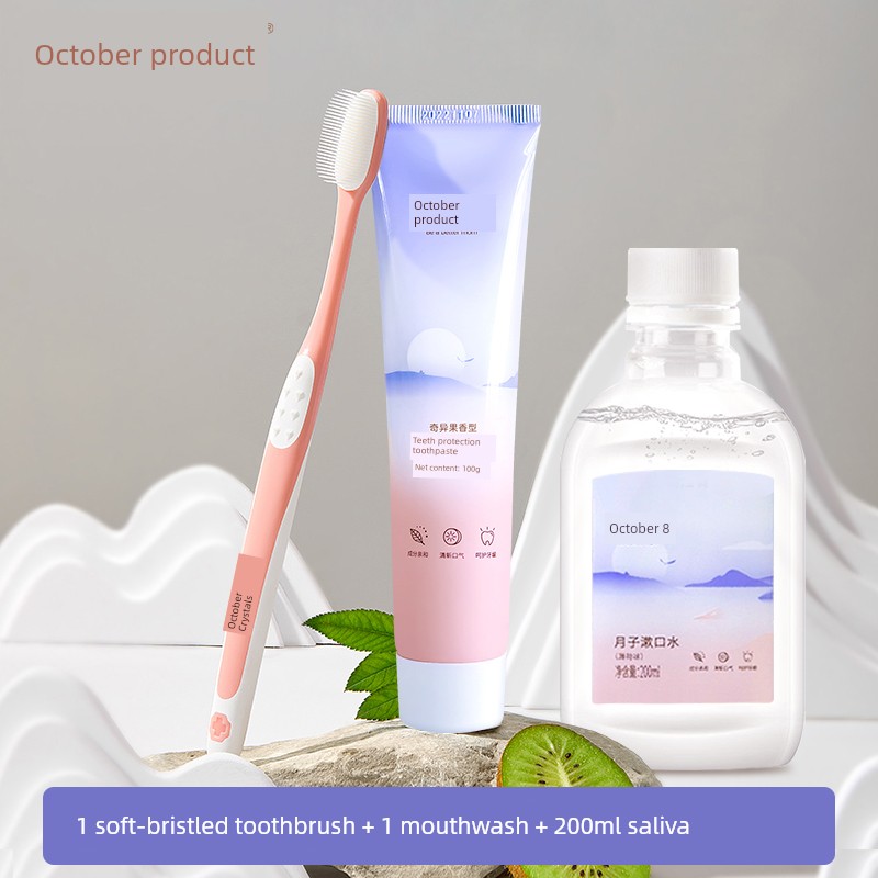 October Crystal Gauze Postpartum Toothbrush Disposable Maternity Supplies for Pregnant Women Postpartum Toothbrush Maternity Supplies 30 Pieces — 1