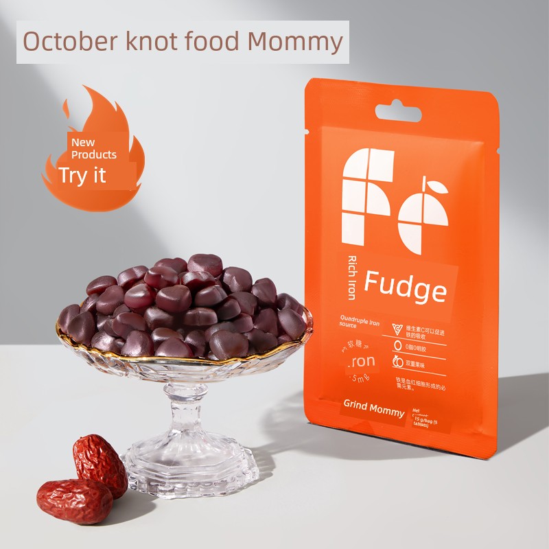 [Tmall U First] October Crystal Iron-Rich Gummies for Pregnant Women, Nutritional Supplement for Blood and Energy during Pregnancy, Iron-Enriched 15g*2 Pack — 1