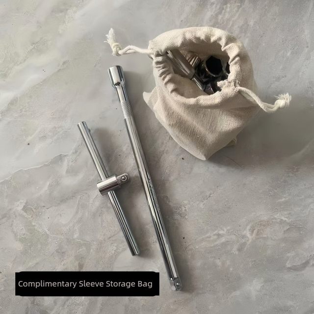 Zhongfei labor-saving T-type socket wrench T-shaped switchable sleeve force rod combination set head change multifunction