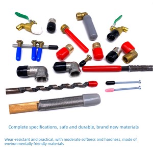 Rubber Protective Sleeve Screw Thread Protector Screw Rod Screw Protective Cap Steel Pipe Steel Sheath PVC Rubber Sleeve
