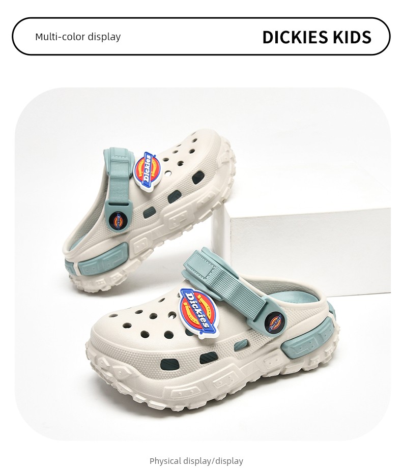 Dickies Children's Sandals for Girls, 2026 New Model, Water Shoes for Older Children, Boys' Dual-Wear Beach Shoes — 16