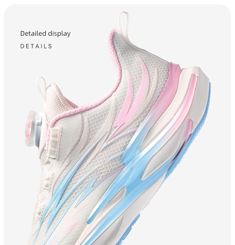 Red Flame | Anta Running Shoes 2026 Autumn New Sports Shoes Children's Shoes Boys and Girls Running Shoes Trendy and Cool for Teenagers — 37