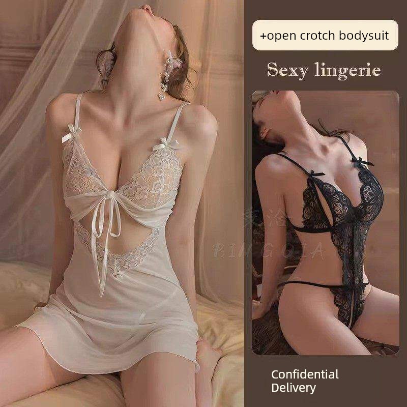 Sexy and Fun Sleepwear, Abstinence-Style Plus-Size Lace Camisole Nightdress, Abstinence-Style 2026 New Style, Mood-Enhancing and Fun Lingerie for Women — 5