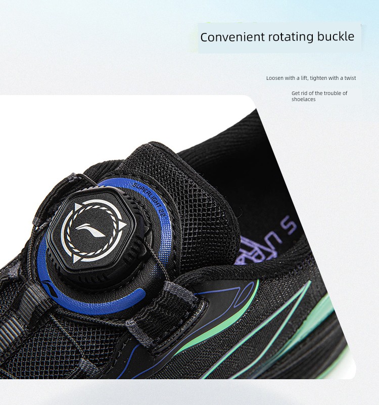 Li Ning Kidsren's Sports Shoes for Boys 2026 Autum New Model for Teenagers and Middle School Students Ultra-Light 22-Button Professional Running Shoes — 9