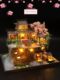Chinese style DIY hut, world-famous fairyland ancient town building villa handmade model house birthday gift for women