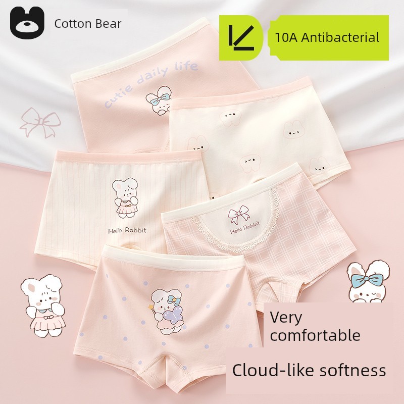 Girl Underwear Pure Cotton Briefs New Arrival Girls' Cotton Class a Baby Girl Kids Boxer Shorts Girls' Pants — 4