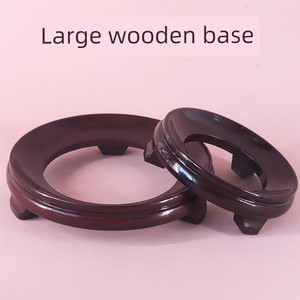 Wooden Gourd Base Crystal Ball Base Support round High Leg Natural Crafts Special Ornaments for Hulu For Home Bracket