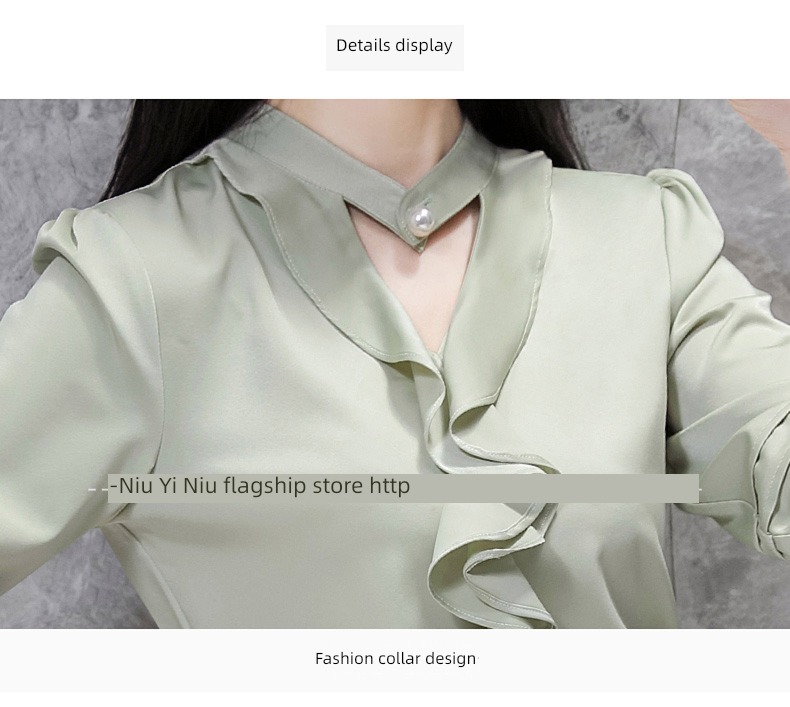 fashion Middle sleeve real silk Satin coverall jacket shirt