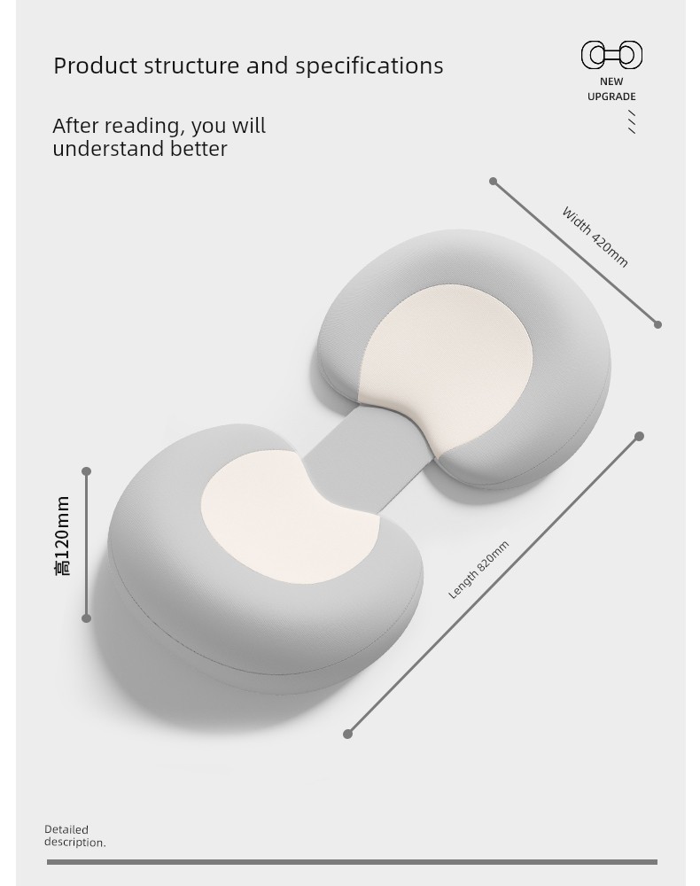 Nila Side Sleeping Pillow for Pregnant Women, Pregnancy Side Sleeping Pillow, Waist Support Side Sleeping Pillow, Belly Support Memory Pillow, Relieve — 20
